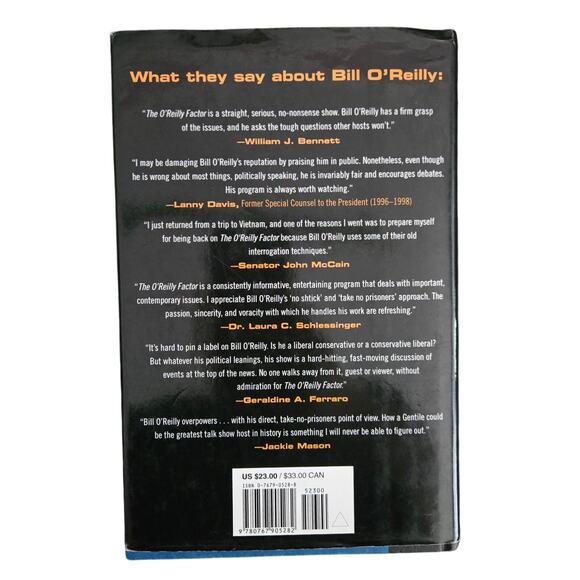 The O'Reilly Factor Hardcover Book by Bill O'Reilly - Picture 2 of 10